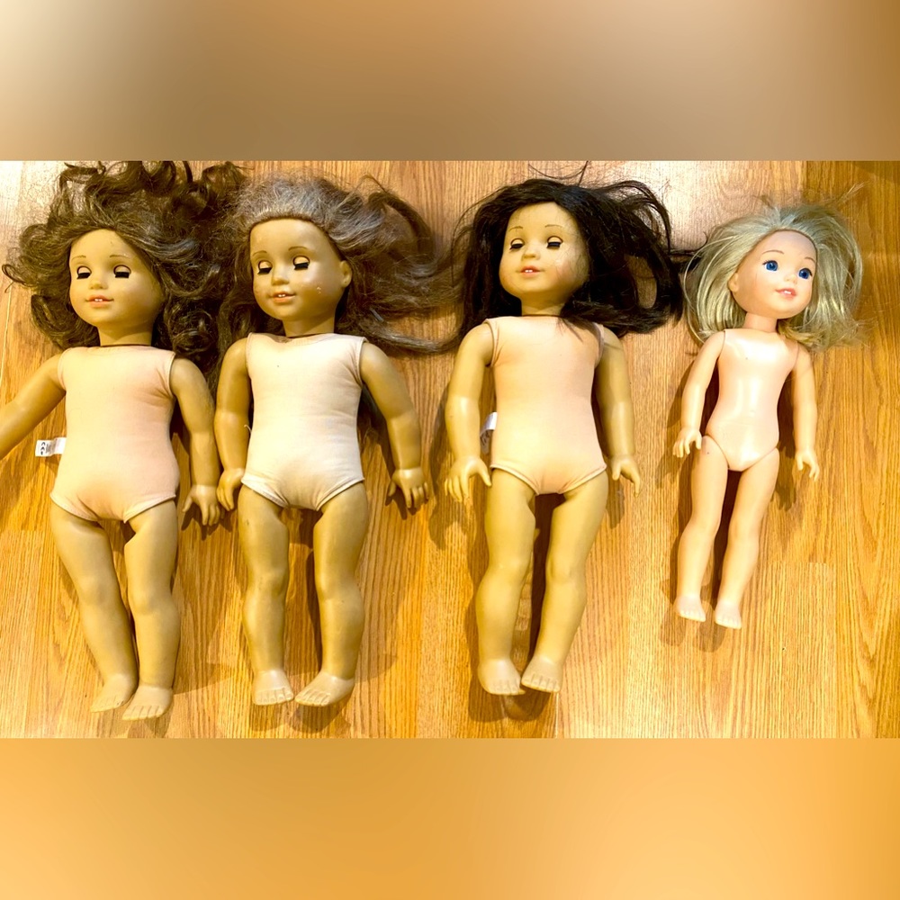 American Girl and Wellie Wishers lot